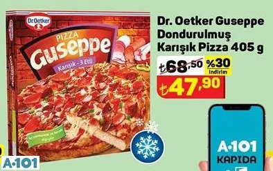 DR. OETKER GUSEPPE DONDURULMUŞ KARIŞIK PİZZA DR. OETKER GUSEPPE DONDURULMUŞ KARIŞIK PİZZA
